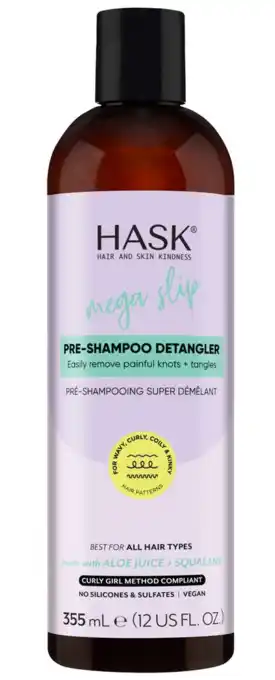 De Online Drogist Hask Mega Slip Pre-Shampoo Detangler aanbieding
