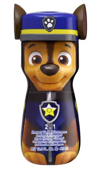 De Online Drogist Disney 2-in-1 Shower Gel & Shampoo Paw Patrol Chase aanbieding