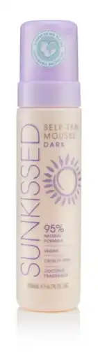 De Online Drogist Sunkissed Self Tan Mousse Dark aanbieding