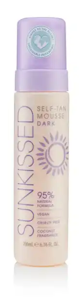 De Online Drogist Sunkissed Self Tan Mousse Dark aanbieding