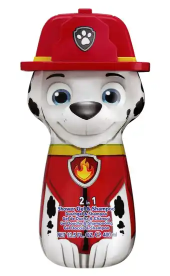 De Online Drogist Disney 2-in-1 Shower Gel & Shampoo Paw Patrol Marshall aanbieding