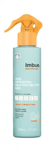 De Online Drogist Imbue. Curl Defending Heat Protection Mist aanbieding