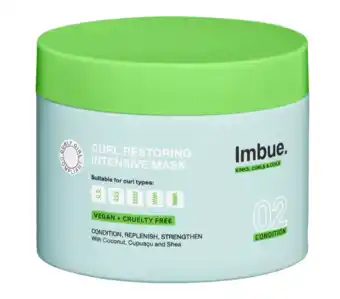 De Online Drogist Imbue Curl Restoring Intensive Mask aanbieding