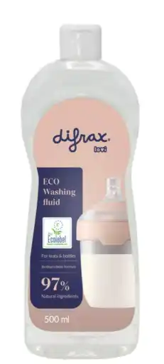 De Online Drogist Difrax Natuurlijk Afwasmiddel voor Baby Artikelen aanbieding