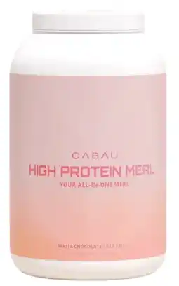 De Online Drogist Cabau High Protein Meal White Chocolate - Red Fruit aanbieding