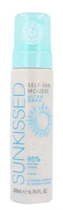 De Online Drogist Sunkissed Self Tan Mousse Ultra Dark aanbieding