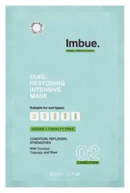 De Online Drogist Imbue. Imbue Curl Restoring Intensive Mask Sachet aanbieding