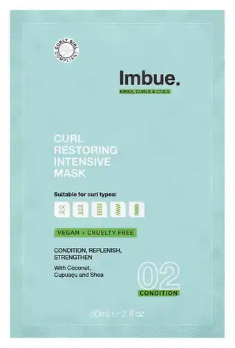 De Online Drogist Imbue. Imbue Curl Restoring Intensive Mask Sachet aanbieding