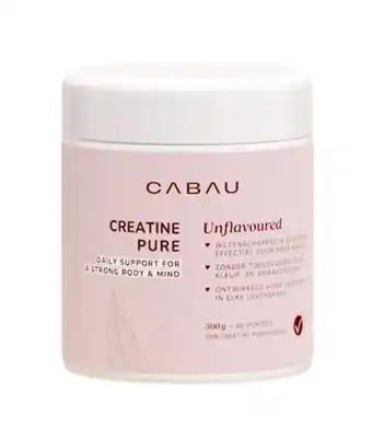 De Online Drogist Cabau Creatine Pure Poeder aanbieding