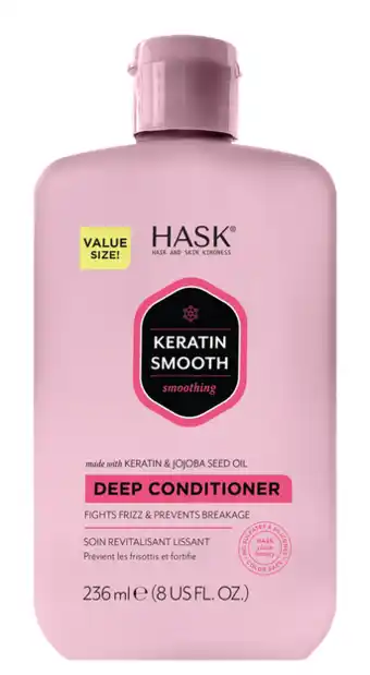 De Online Drogist Hask Keratin Smooth Deep Conditioner aanbieding