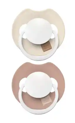 De Online Drogist Difrax LOVI Fopspeen Dynamisch 0-6 m Prime Glow Ivory Blush aanbieding