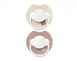 De Online Drogist Difrax LOVI Fopspeen Dynamisch 0-6 m Prime Glow Ivory Blush aanbieding