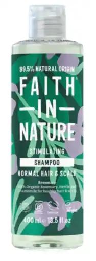 De Online Drogist Faith in Nature Rosemary Stimulating Shampoo aanbieding