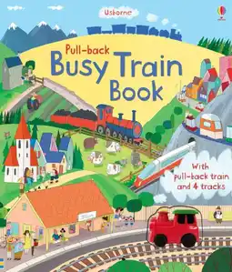Amazon Pull-back Busy Train (Usborne Pull-back Series) (Pull-back books) aanbieding