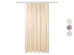 Lidl LIVARNO home Douchegordijn 180 x 200 cm aanbieding