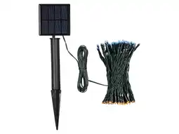 Lidl LIVARNO home LED-lichtsnoer op zonne-energie 100 LED's aanbieding