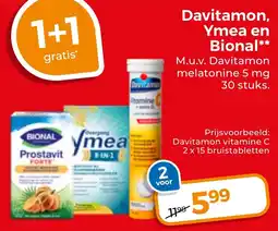 Trekpleister Davitamon, Ymea en Bional aanbieding