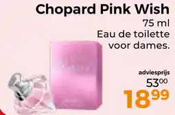 Trekpleister Chopard Pink Wish aanbieding