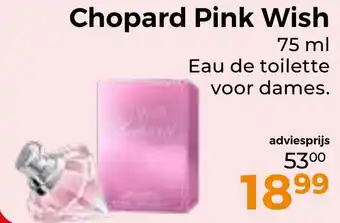 Trekpleister Chopard Pink Wish aanbieding