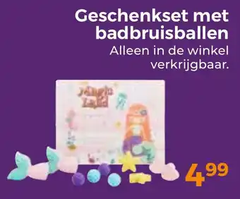 Trekpleister Geschenkset met badbruisballen aanbieding