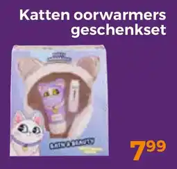 Trekpleister Katten oorwarmers geschenkset aanbieding