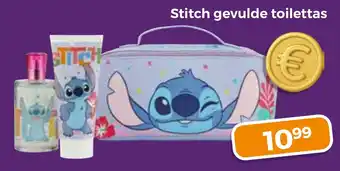 Trekpleister Stitch gevulde toilettas aanbieding