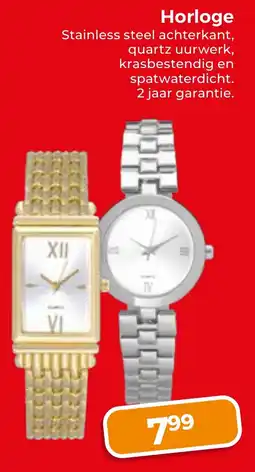 Trekpleister Horloge aanbieding