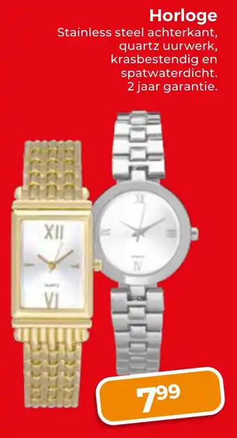 Trekpleister Horloge aanbieding