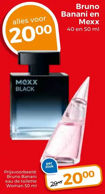 Trekpleister Bruno Banani en Mexx aanbieding