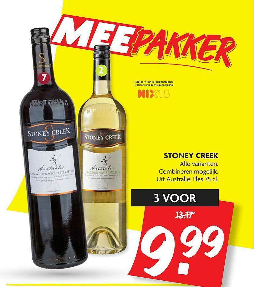 Stoney Creek aanbieding bij Dekamarkt