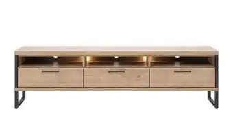 Happy@Home Pantin, lowboard 190 cm - 3-laden + 3-niches (+ LED) aanbieding