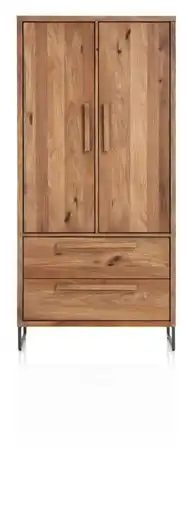 Happy@Home Everest, bergkast 100 cm - 2-deuren + 2-laden aanbieding