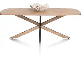 Happy@Home Pantin, eetkamertafel ovaal 180 x 108 cm aanbieding