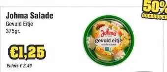 Budget Food Johma Salade Gevuld Eitje aanbieding