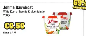 Budget Food Johma Rauwkost aanbieding