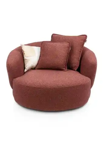 Xooon Cervos, fauteuil draaibaar - rond 130cm incl. 1 kussen 60x60 + 1 kussen 45x45 aanbieding