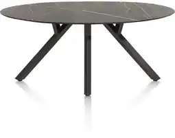 Xooon Minato, eetkamertafel - ellips - 210 x 105 cm. - Onyx aanbieding