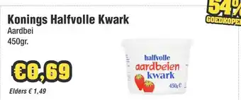 Budget Food Konings Halfvolle Kwark aanbieding
