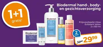 Trekpleister Biodermal hand, body en gezichtsverzorging aanbieding