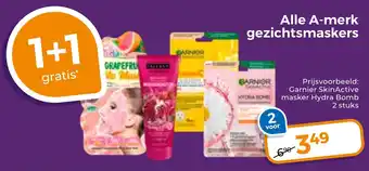 Trekpleister Alle A-merk gezichtsmaskers aanbieding