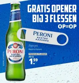Mitra Peroni Nastro Azzuro aanbieding