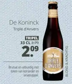 Mitra De Koninck Triple d'Anvers aanbieding