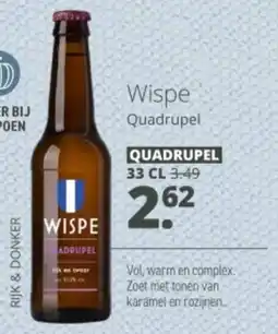Mitra Wispe Quadrupel aanbieding