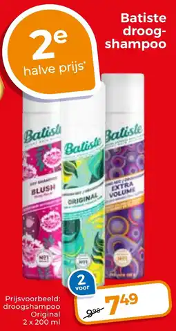 Trekpleister Batiste droogshampoo aanbieding
