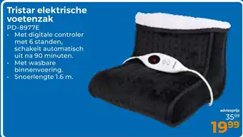 Trekpleister Tristar elektrische voetenzak PD-8977E aanbieding