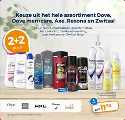 Trekpleister Dove anti-transpirant spray Advanced Care Original aanbieding