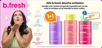 Trekpleister Alle b.fresh douche artikelen aanbieding