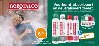 Trekpleister Borotalco Deospray Original aanbieding