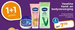 Trekpleister Vaseline hand en bodyverzorging aanbieding