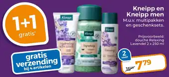 Trekpleister Kneipp en Kneipp men aanbieding